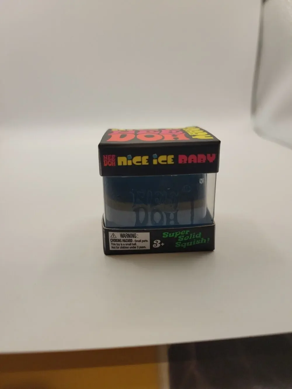 Needoh Nice Baby Mini Ice Cube Fidget Cube Toy Blue Sensory Viral NEW